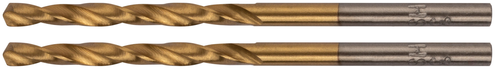 Сверла HSS по металлу, титановое покрытие, в блистере 3,0 мм (2 шт.)
