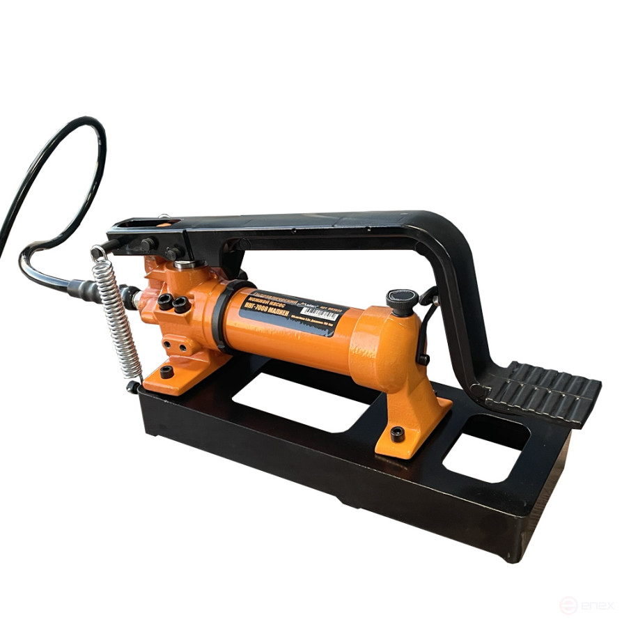 Foot-mounted two-stage hydraulic pump NG-7008 (700 bar, 0.8 L, 1.8 m high pressure) MALIEN