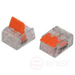 ERA terminal NO-225-428 universal 221-412 compact with levers 2-wire 0.2-4 mm2 pack of 4 pcs