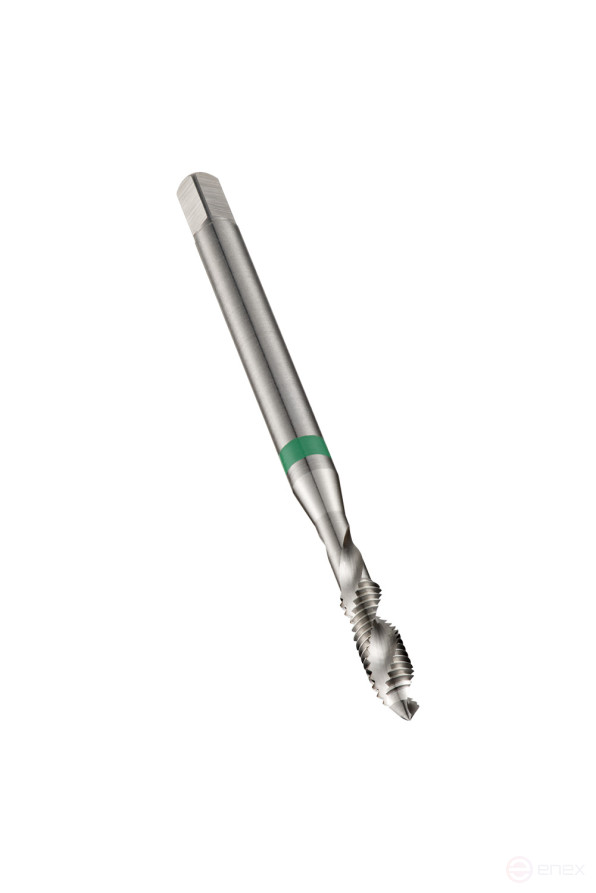 Machine tap with spiral groove 35°, Green Shark M 10, E473M10