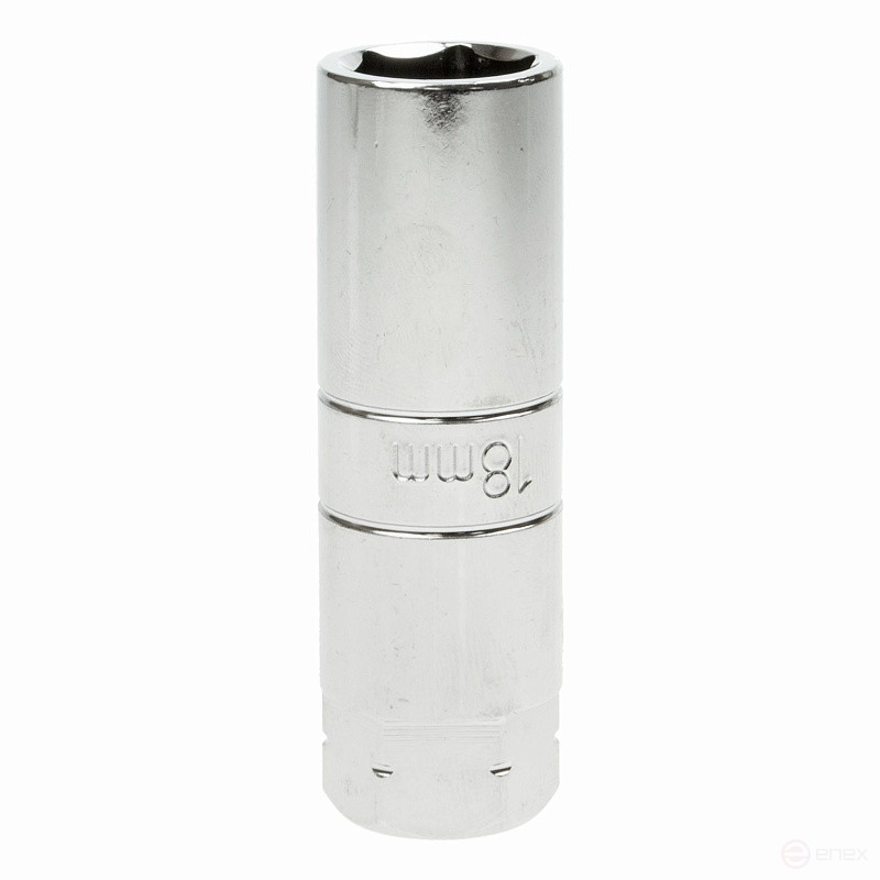 Головка торцевая 18мм 1/2" для разборки стойки амортизатора (FORD,VW,AUDI,SEAT,ROVER,FIAT,OPEL,PEUGEOT,RENANIT,JAP), ЭВРИКА ER-86124 /1/100