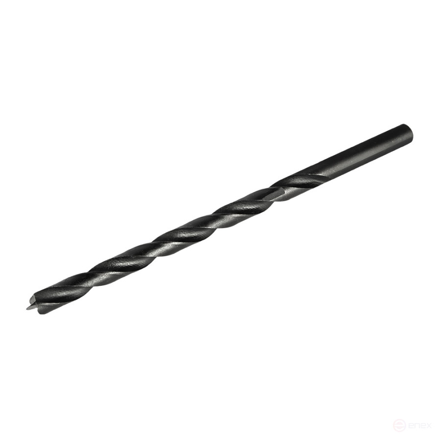 Wood drill bit PRACTICE 10 x 200 mm, W-sharpening, (1 pc.) blister, Profi series (775-631)