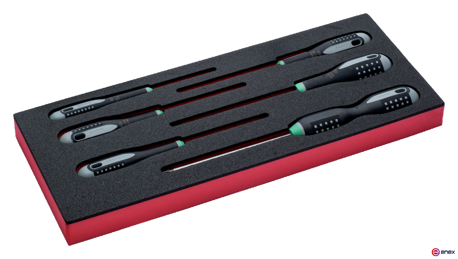 Fit&Go Screwdriver set with tamper-proof TORX TR10-TR40, 6 pcs