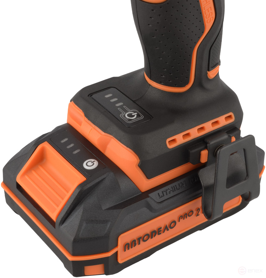 Аккумуляторный ударный гайковёрт 350Н*м 21V (в кейсе) АвтоDело PRO 46130