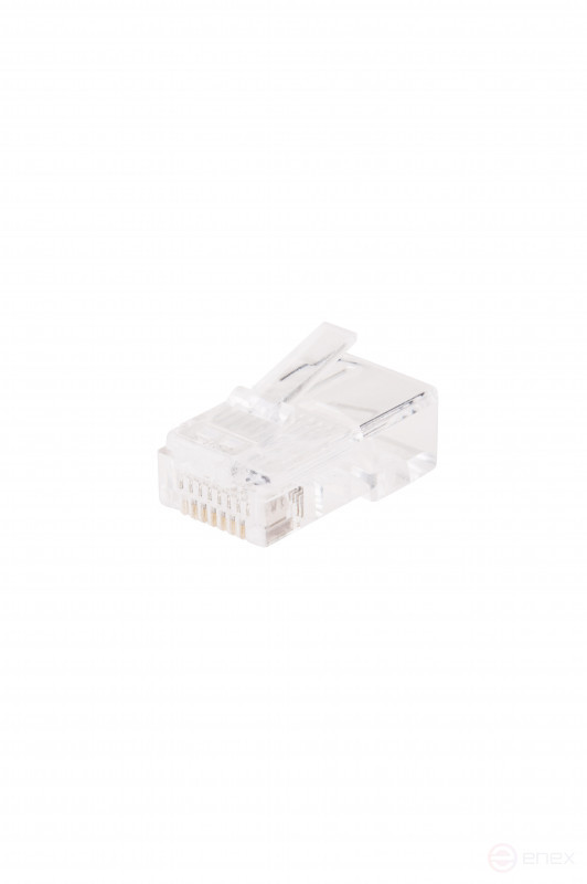 WRline WR-8P8C-C5E Коннектор RJ-45 под витую пару, категория 5e, неэкранированный, универсальный (100 шт в упак.)