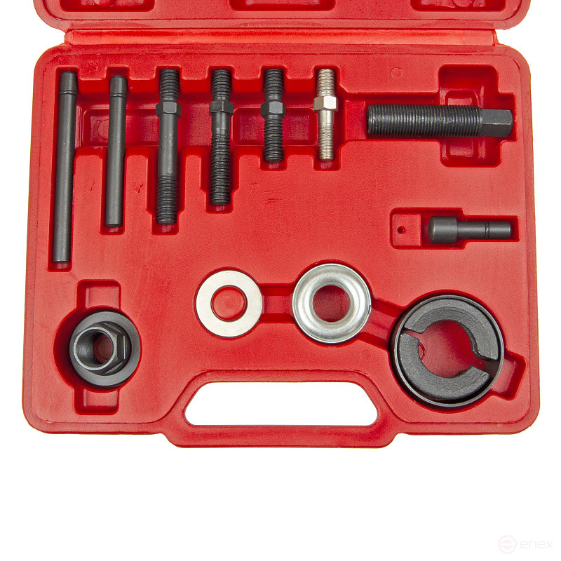 Набор инструмента ER-86148 для снятия и установки шкивов 12пр., в кейсе ЭВРИКА /1/10