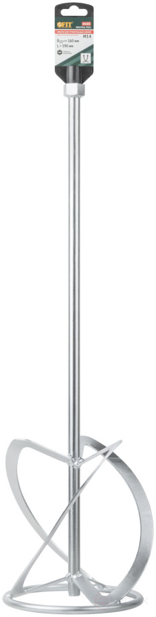 Миксер для тяжелых строительных смесей усиленный Профи, хвостовик М14, 160х590 мм, 04283