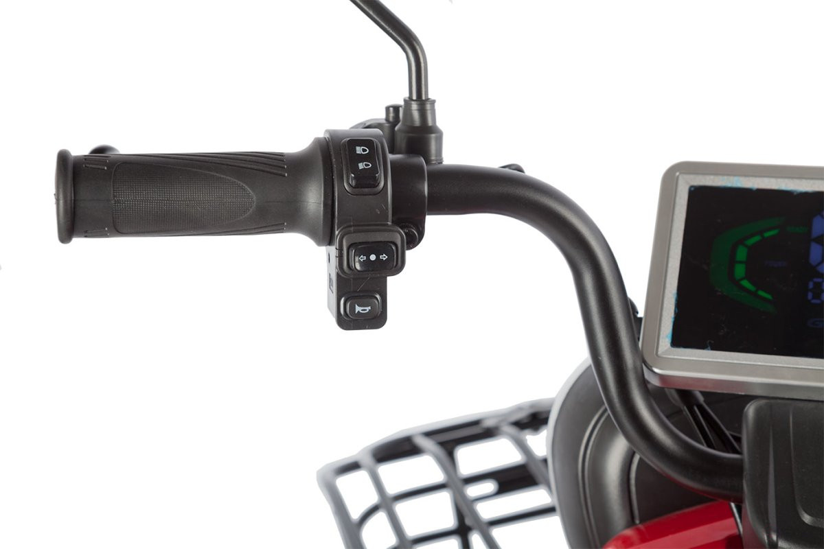 Electric tricycle Rutrike Gelbert Kappa 48V/60V 650W, red