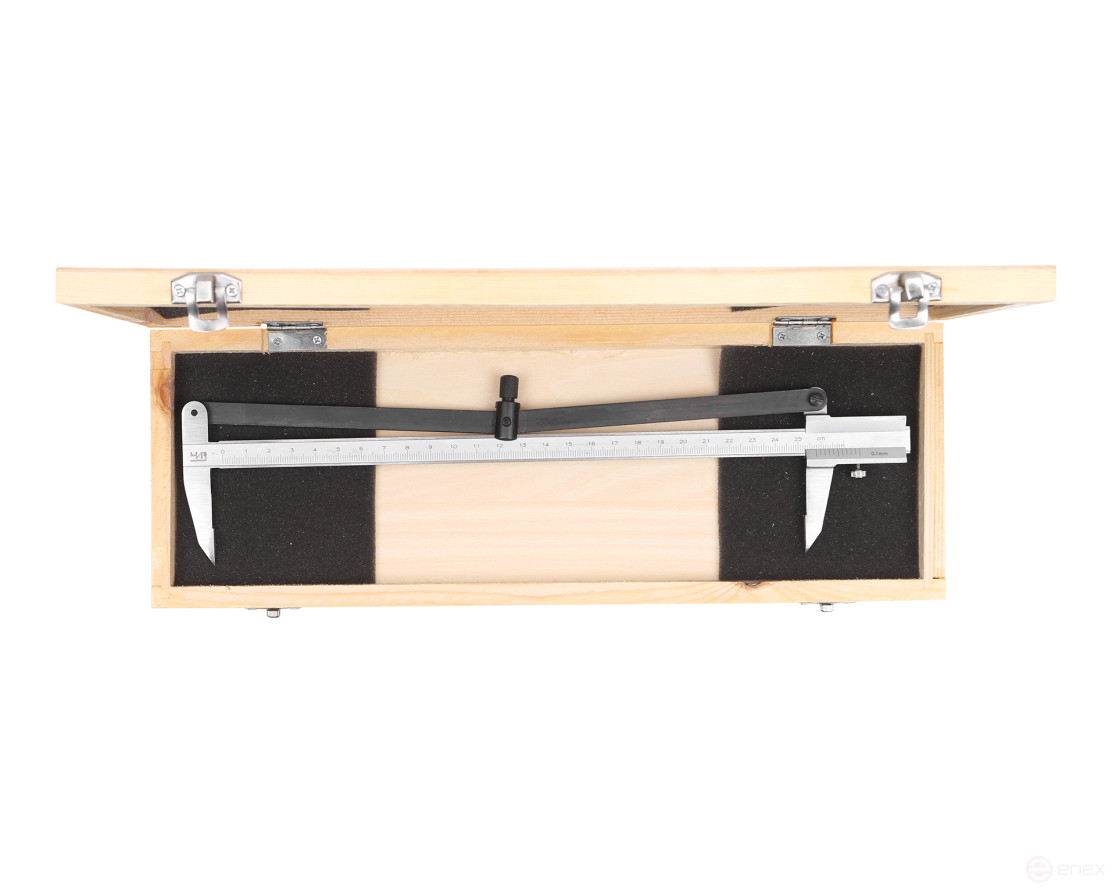 Vernier caliper marking SHTSRT - 250 0.1 with carbide jaws CHEESE