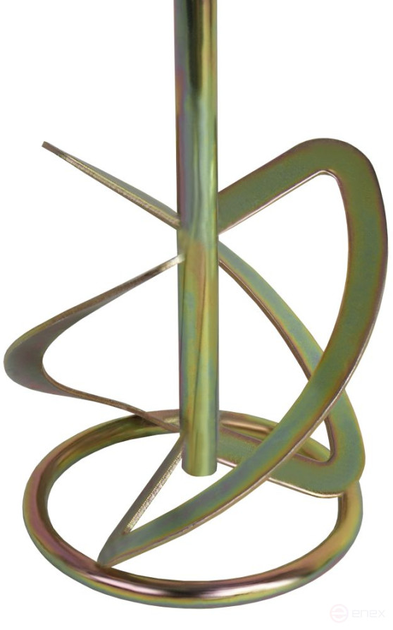 Насадка для перемешивания ПРАКТИКА хвостовик М14, 120 х 600 мм, гипс, цемент, клей д/плитк (779-479)