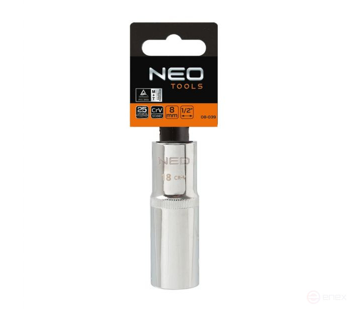 Головка торцевая Superlock 1/2" 18 мм, длин.