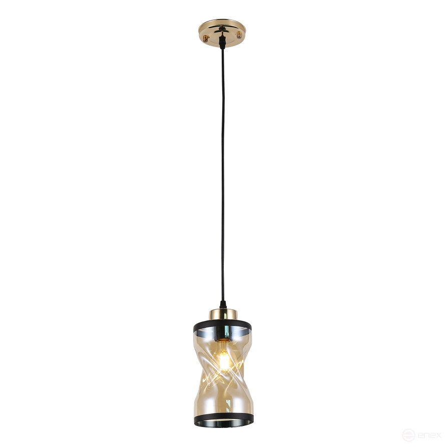 Светильник подвесной (подвес) Rivoli Monique 9105-201 1 * Е27 60 Вт модерн потолочный