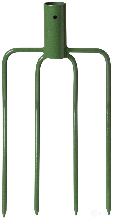 Вилы 4-х рогие навозные сварные с деревянным черенком