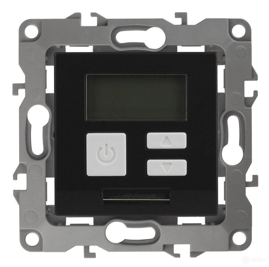 12-4111-05 ERA Thermostat universal 230V-Imah16A, IP20, Era 12, anthracite