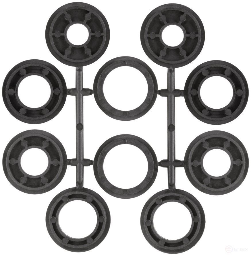 Корщетка-колесо, стальная латунированная волнистая проволока 250 мм