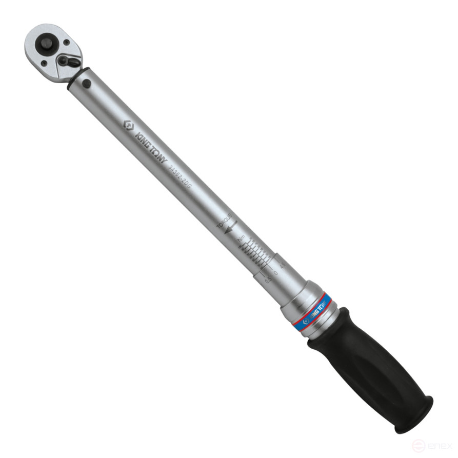 Динамометрический ключ 3/8", 10-60 Нм, "EXACT", для левой и правой резьбы, футляр KING TONY 34362-3DG