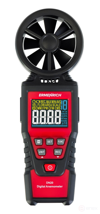 Ermenrich Seek DN20 Digital Anemometer