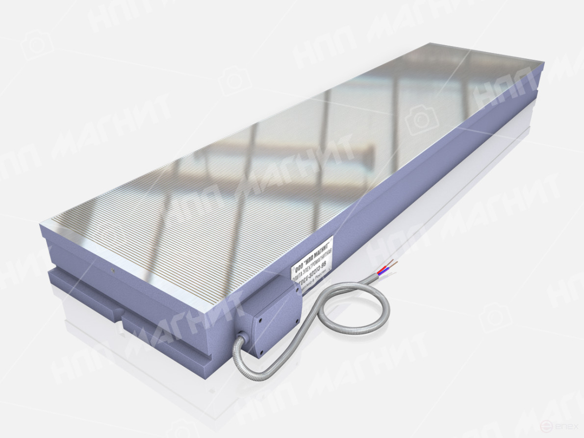 Плита электромагнитная мелкополюсная прямоугольная с поперечным расположением полюсов 7208-0066 (320x1250)