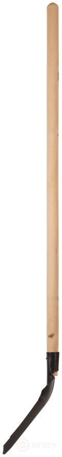 Shovel, flat, with wooden handle 225x270x1430 mm