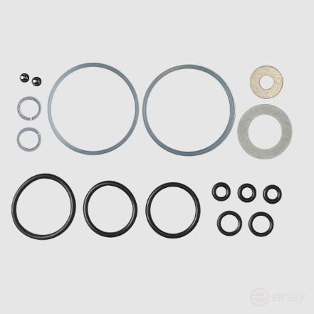 Ремкомплект 0,5т трансмиссионного домкрата/ стойка (12 шт уплотнительных колец, 2 шарика, 2 шайбы) BG1955