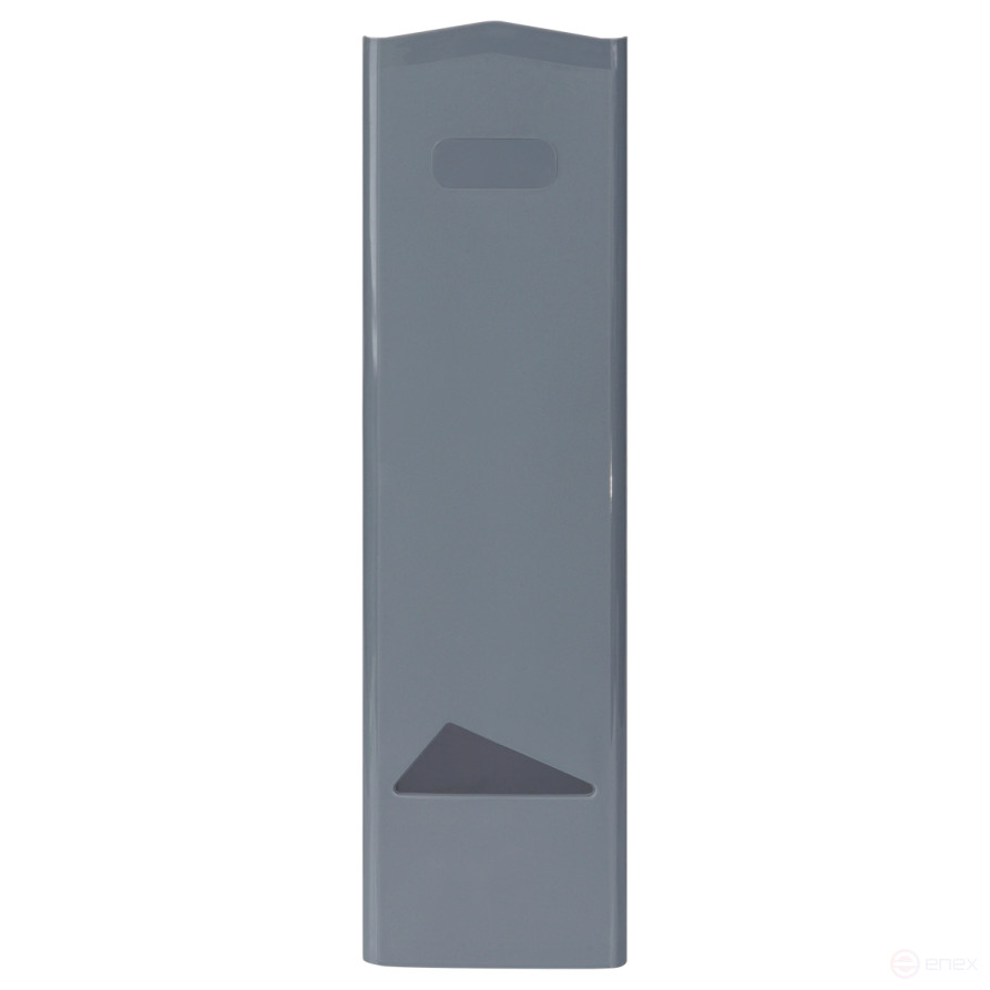 Лоток для бумаг вертикальный СТАММ "Дельта", серый, ширина 85мм