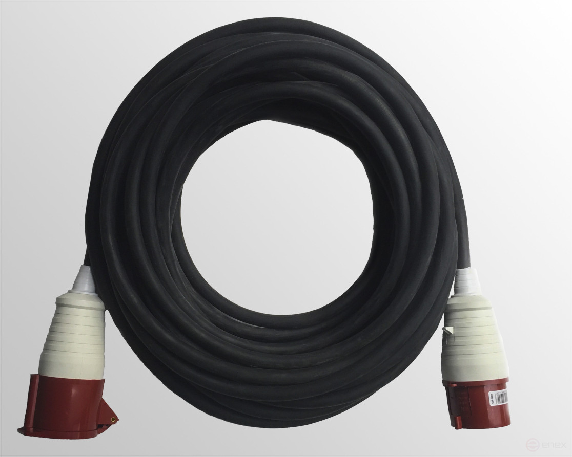 Industrial power extension cable KG 4x4 50m