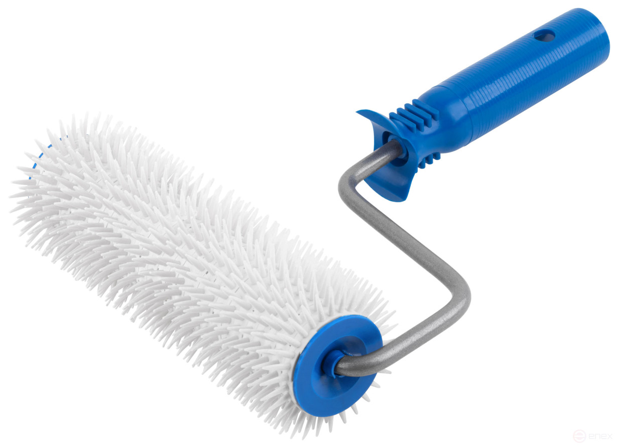 Валик пластиковый игольчатый "Мини", диаметр 72 мм, высота иглы 14 мм, 200 мм