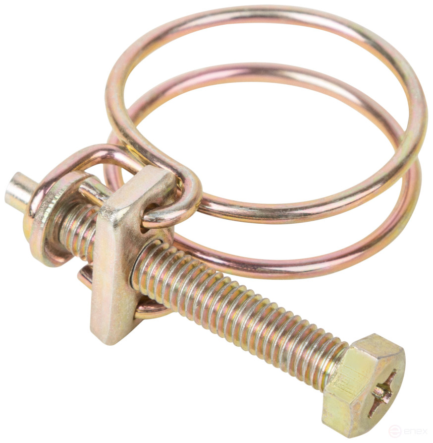 Хомут обжимной проволочный, инструм.сталь 20-24 мм