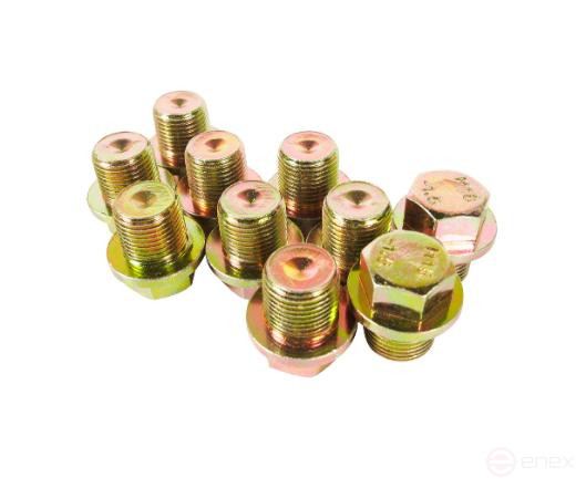 The drain plug of the crankcase pan is 18x1.5mmL=16mmshestigres. 19mm(10 pcs.)JTC