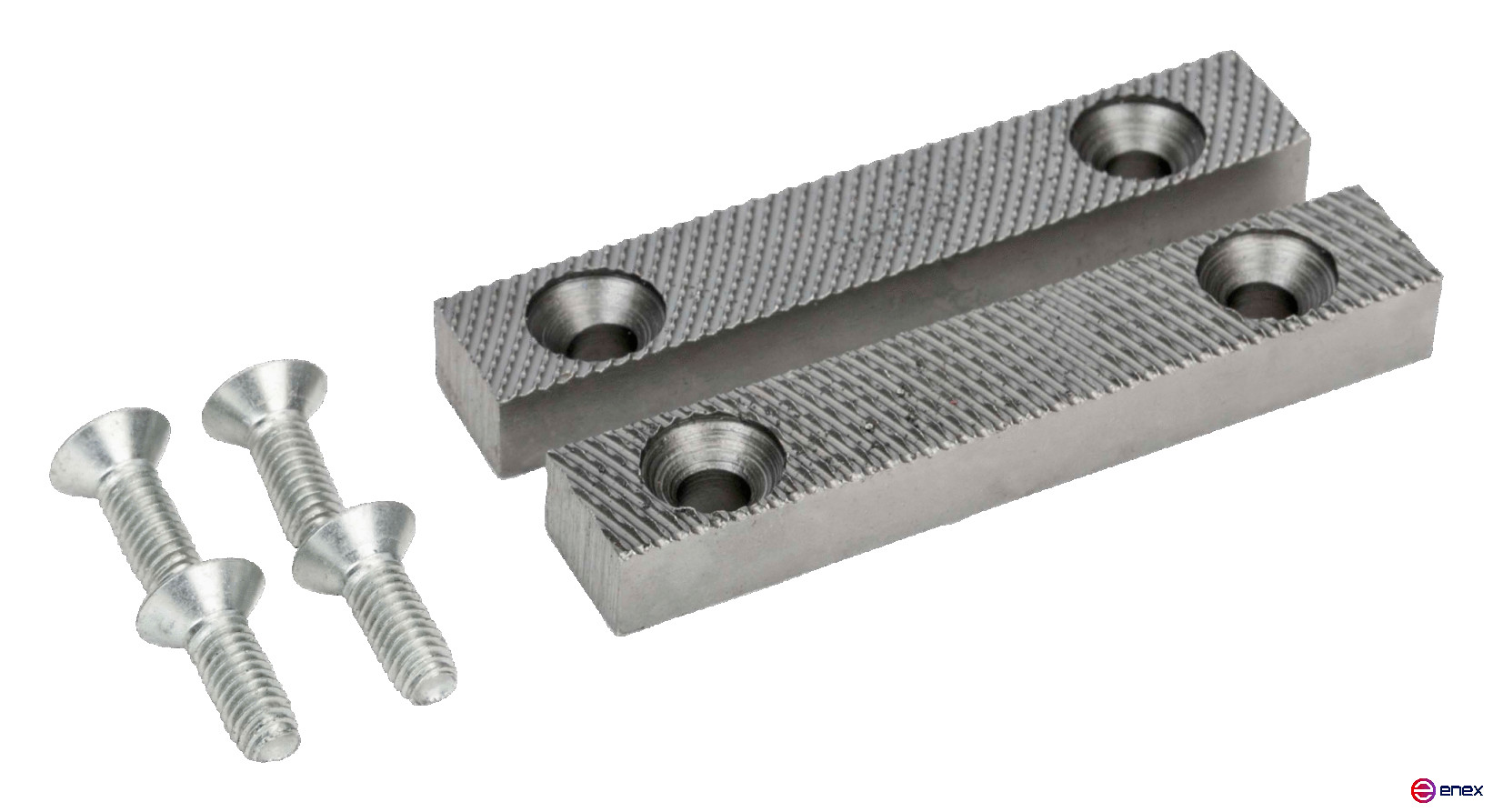 Пара запасных губок и винты для настольных тисков 6010 125 мм