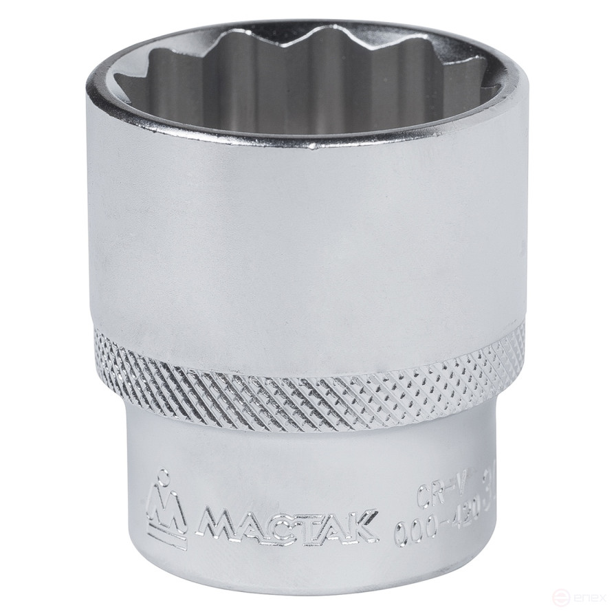 Standard twelve-sided socket 1/2", 27 mm MASTAK 000-42027