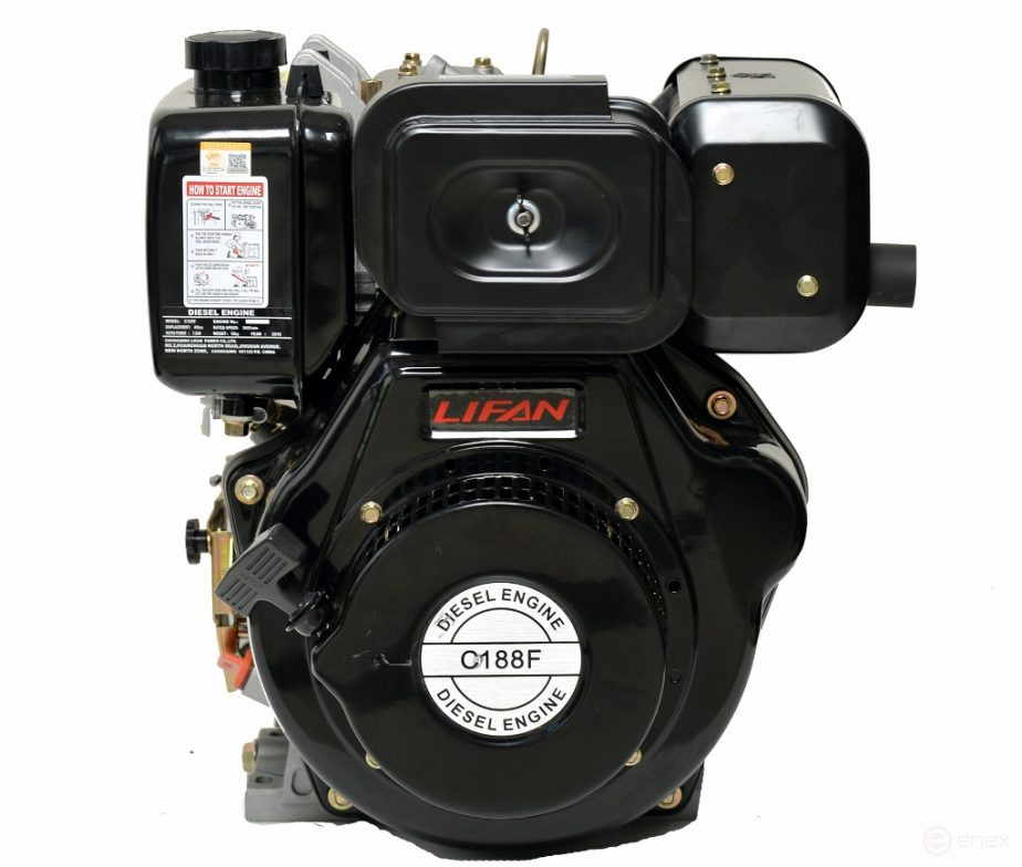 Двигатель дизельный LIFAN C188F (13 л.с.)