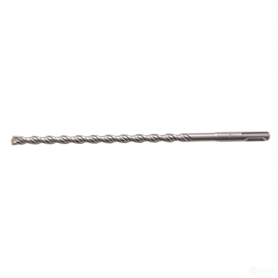Бур по бетону, двойная спираль, три пылеотводящие кромки, 10 x 260 мм DENZEL