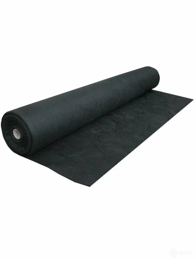 Geotextile construction and garden Geoplastboard 150 g/m2 1.6 x 25 m 40m2 from weeds, for paths, covering black