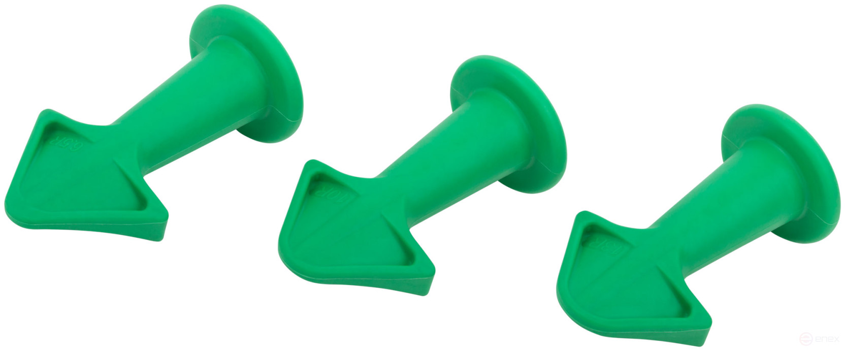Replaceable plastic nozzles for sealant guns, a set of 3 pcs.