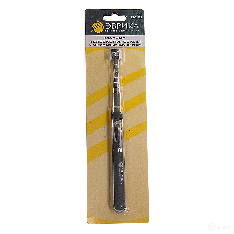ER-41021 telescopic magnet, with rubber handle, with antimagnetic circle, up to 4.5 kg, max length 77.5cm EUREKA 1/25/100