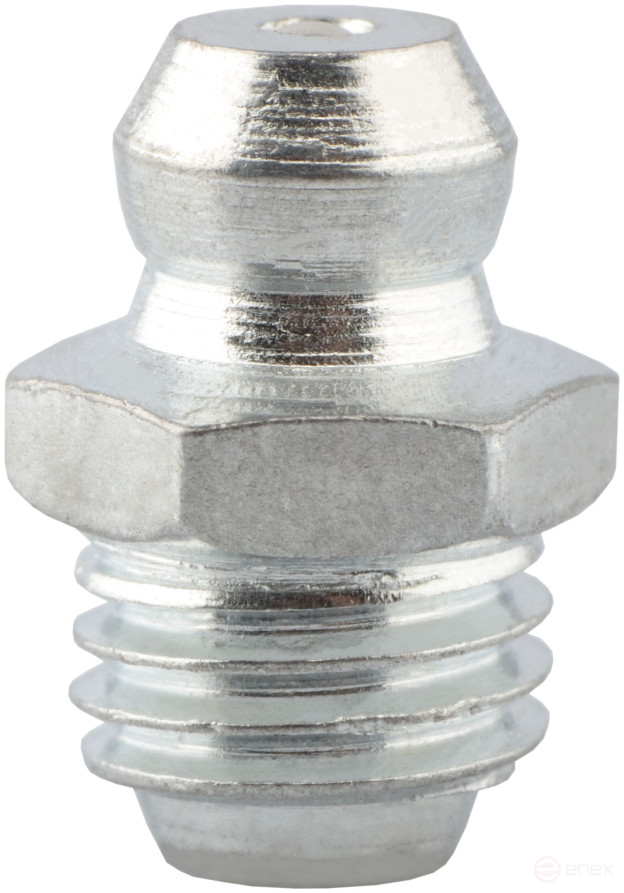 Пресс-маслёнка M8х1 прямая (10 шт)(Н1) АвтоDело 42158