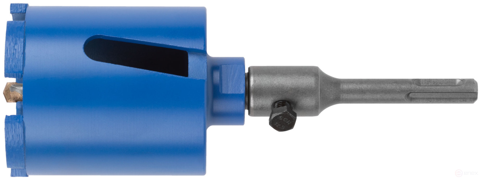 Коронка кольцевая по бетону алмазная безударная в сборе, SDS-PLUS, 5 зубьев, 68 мм