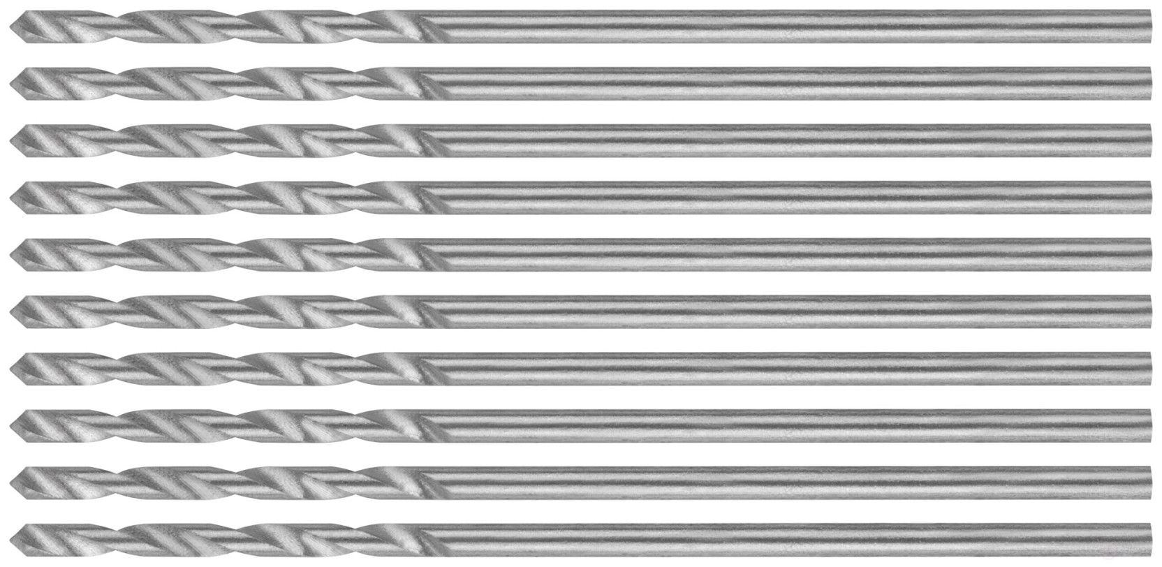 HSS ground metal drills, 135° sharpening angle, 1 x 34 mm (10 pcs.)