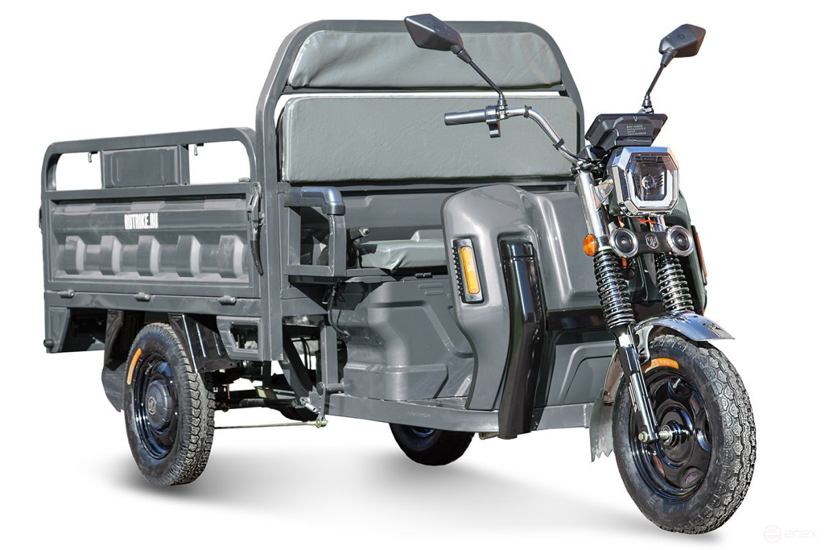 Cargo electric tricycle Rutrike Mayak 1500 60V1000W, grey