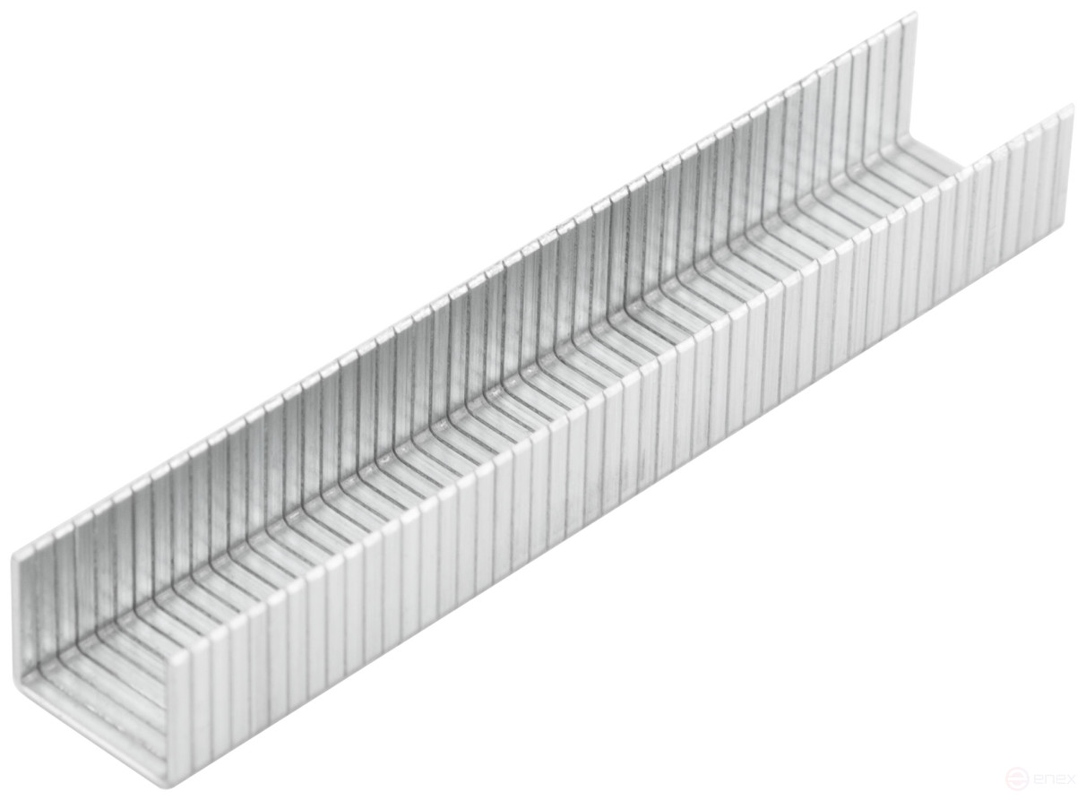 Stapler staples, hardened rectangular 10.6 mm x 1.2 mm (wide type 140) 8 mm, 1000 pcs.