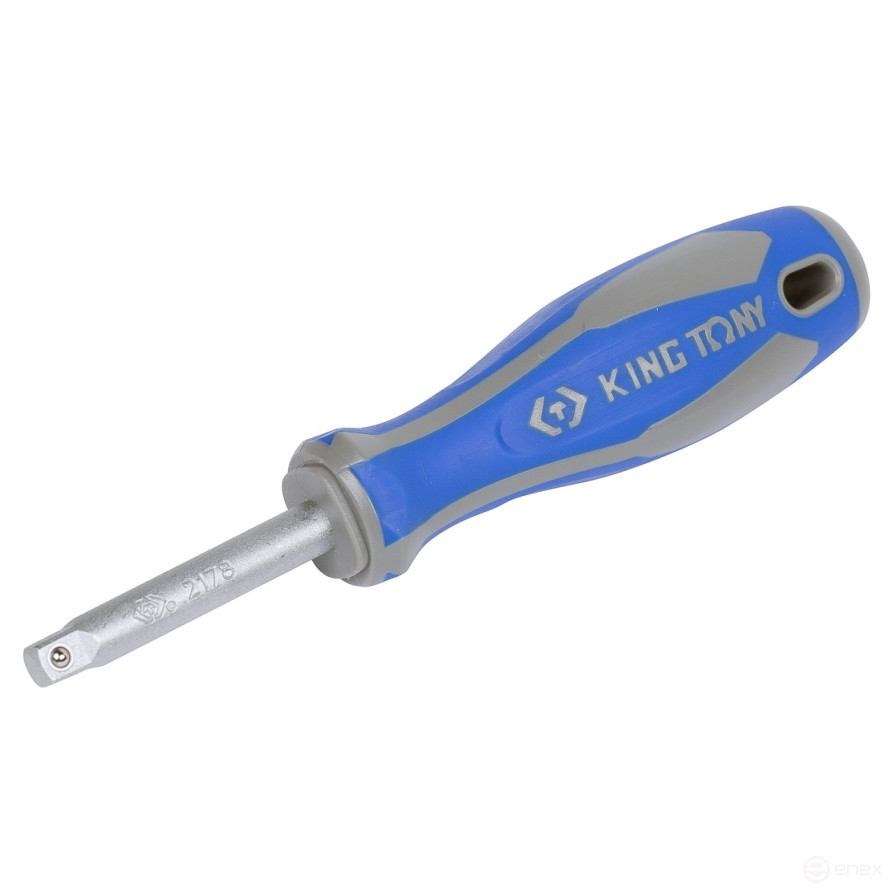 Отвертка вороток 1/4", 150 мм, двухкомпонентная ручка KING TONY 2178DF