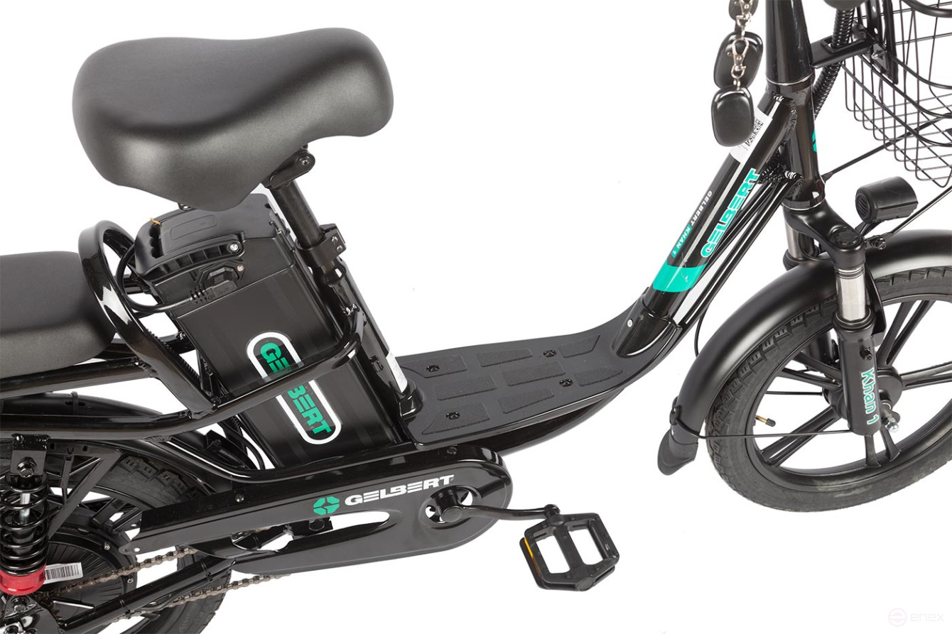 Электровелосипед Gelbert Khan 1, черный