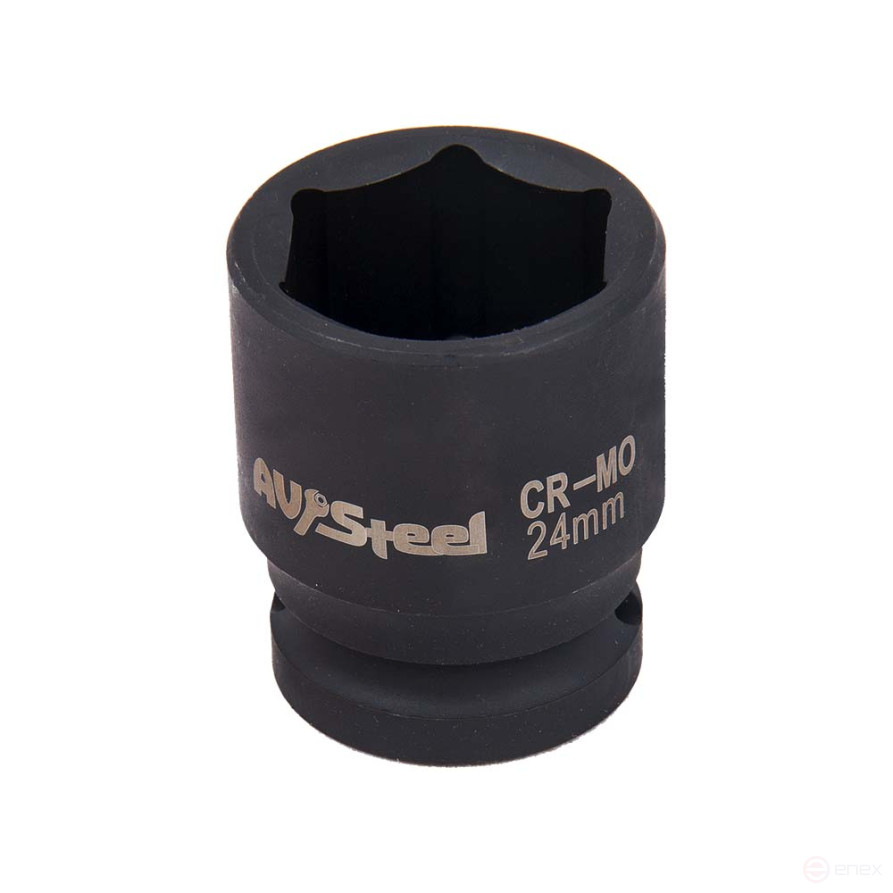 Головка ударная 6-гранная 1/2" 24 мм