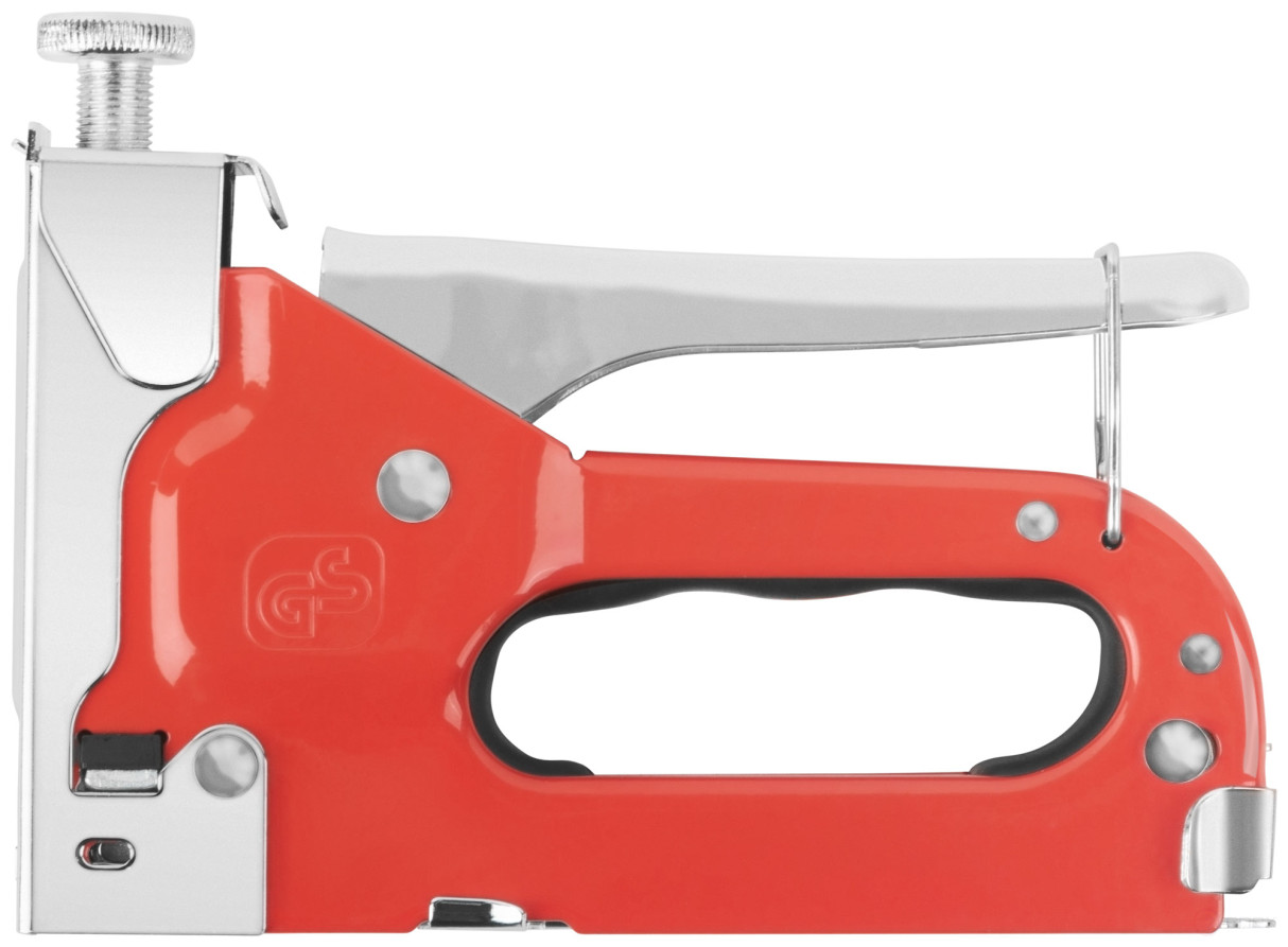 Stapler for narrow staples "type 53" 4-14 mm, impact force adjustment, metal body