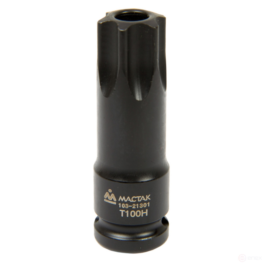 Насадка (бита) торцевая 1/2", TORX TR, T100H, L=78 мм, для шкива распредвала МАСТАК 103-21301
