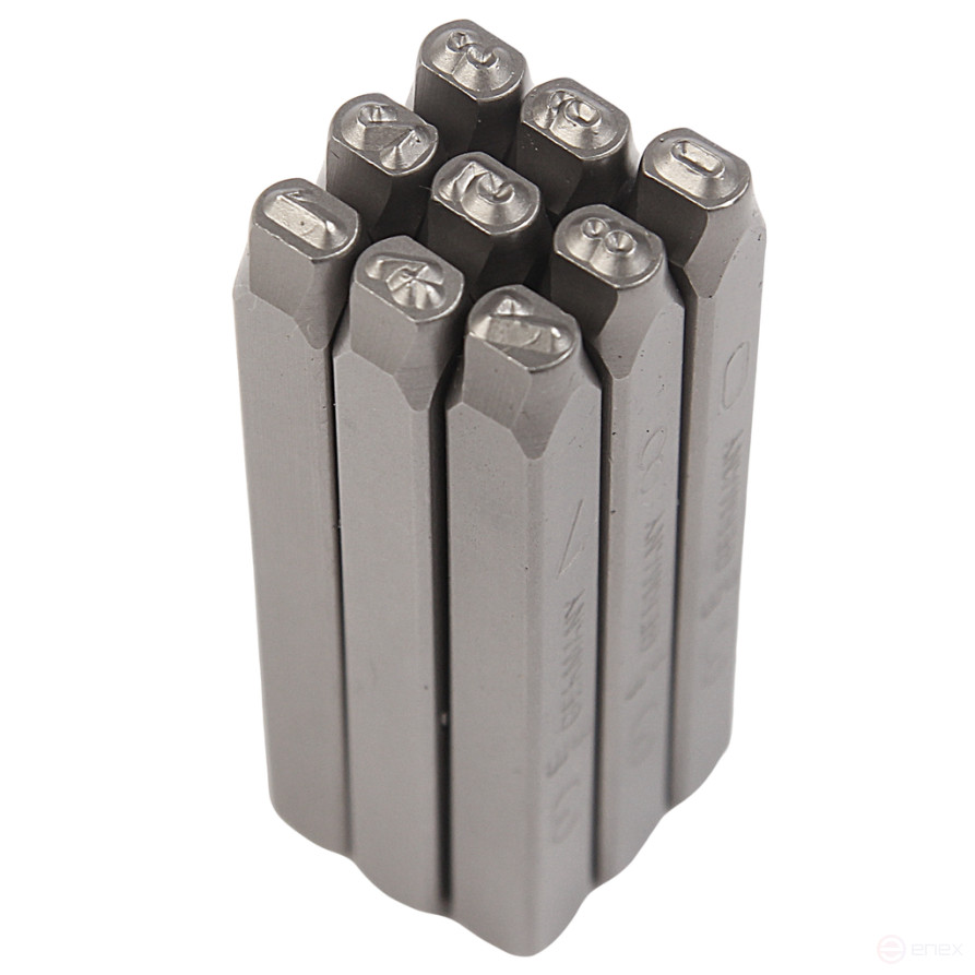 The stamps are digital 3mm (HRC 60+-2 deg. DIN 1451) JTC