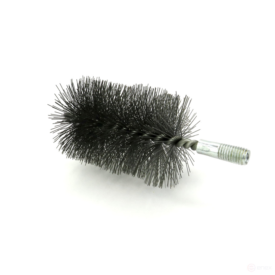 Steel brush D68, pile 0.40, fit M12 thread (14-568) cord brush for cleaning and cleaning holes, channels, heat exchanger, tubes and equipment in furnace, chimney, boiler systems