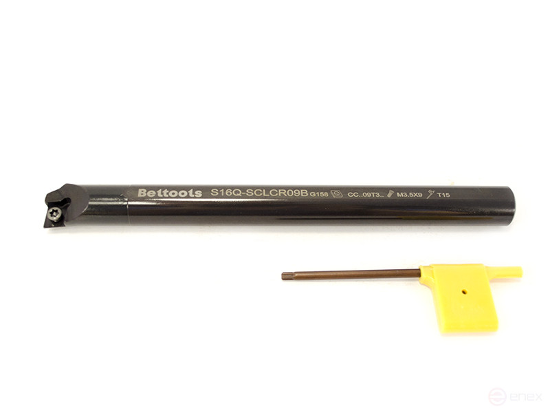 Boring cutter with rhombic plate D=16 L=180 S16Q SCLCR 09 Beltools