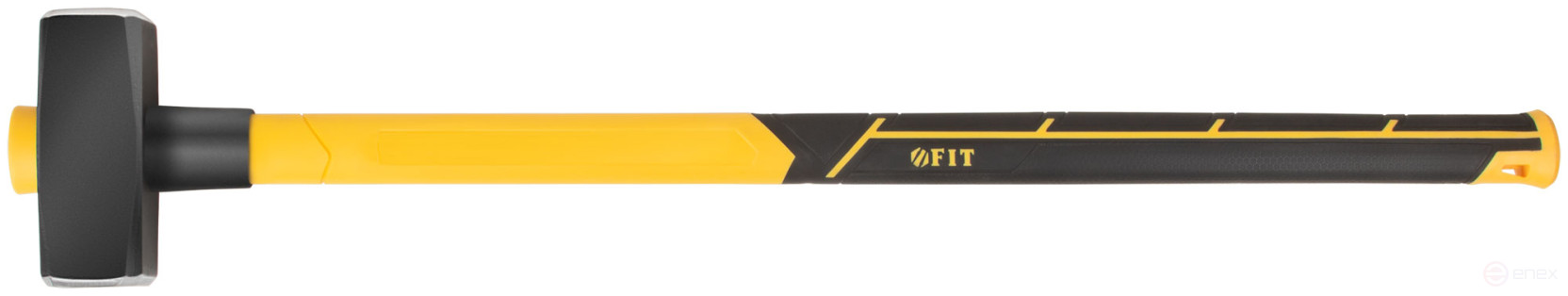 Forged sledgehammer, fiberglass reverse reinforced handle 900 mm, 5 kg